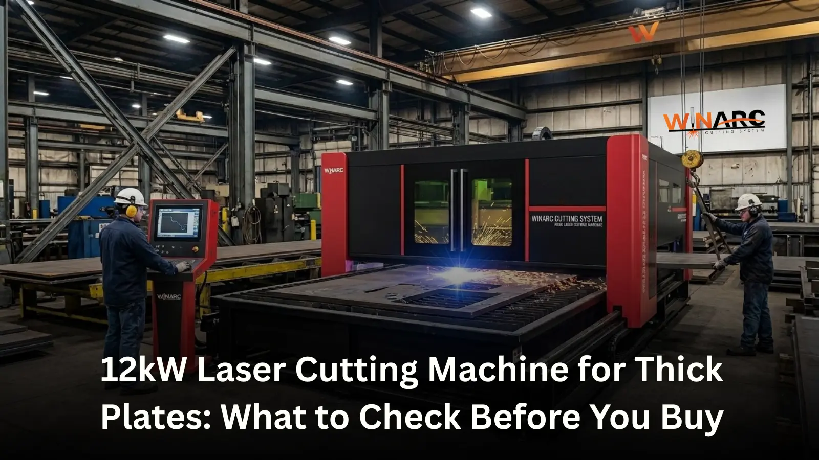 12kW Laser Cutting Machine for Thick Plates
